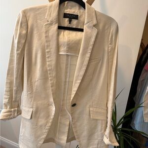 Rag & Bone Cream Blazer